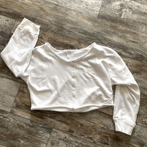 Free People cropped sweatshirt
